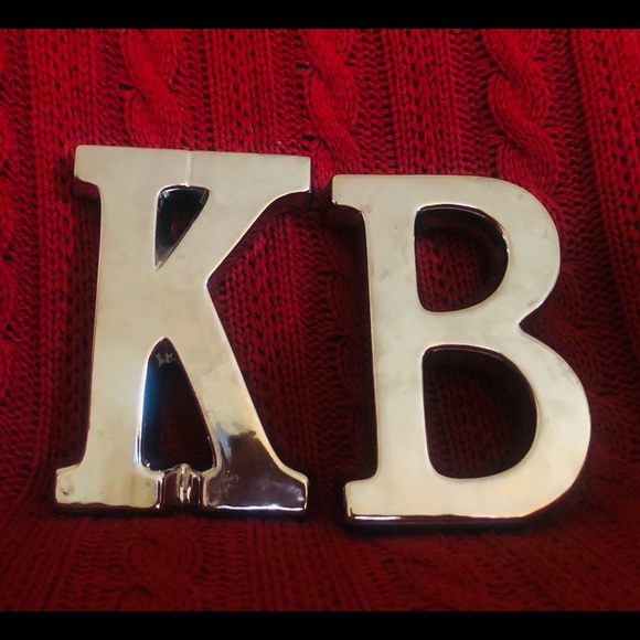 Silver initials - Picture 1 of 1